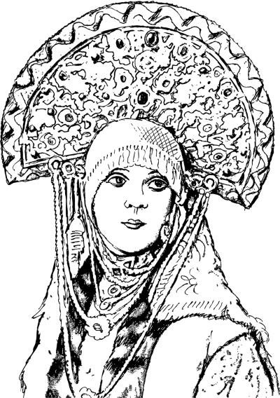 Кокошник пиктограмма