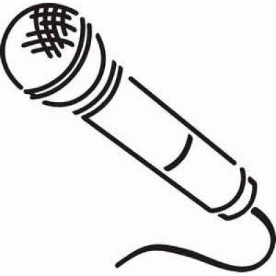 Микрофон раскраска