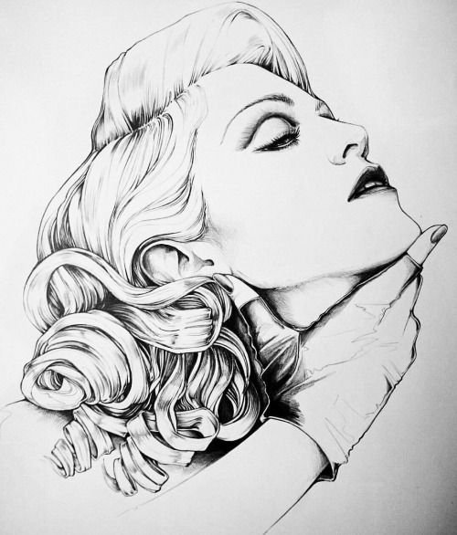 Мадонна карандашом