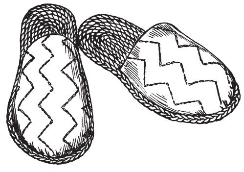 Тапочки пиктограмма