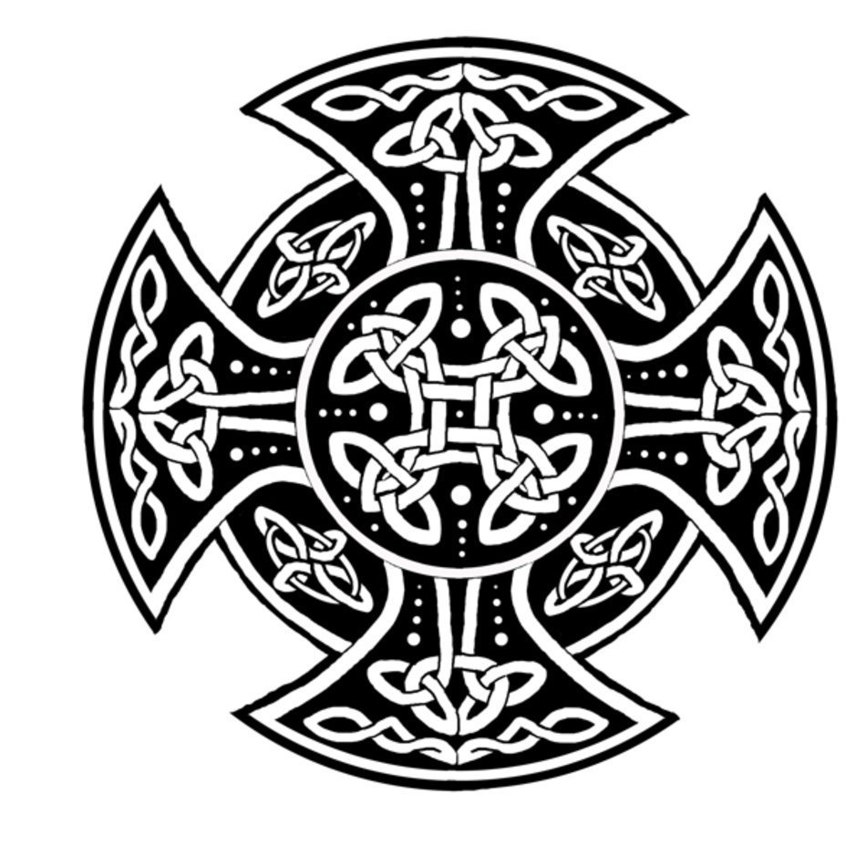 Кельтский рунический крест