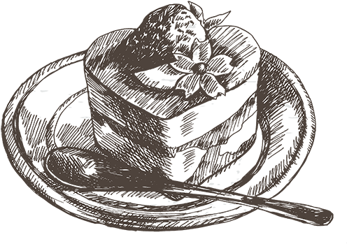 Черно белый десерт