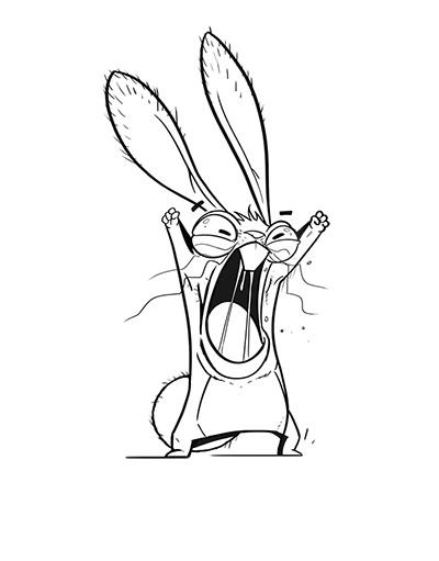 Нервный заяц