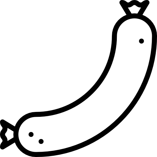 Колбаса раскраска