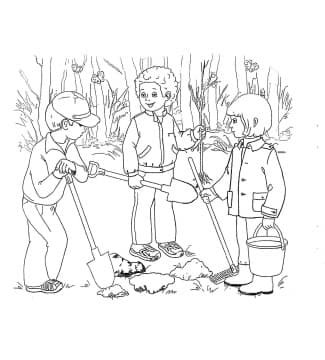 Раскраска субботник