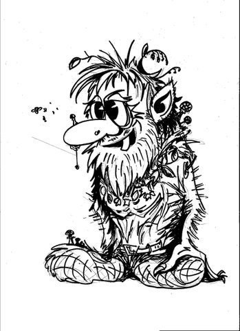 Леший силуэт