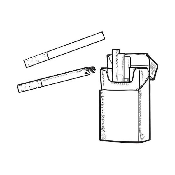 Сигарета эскиз