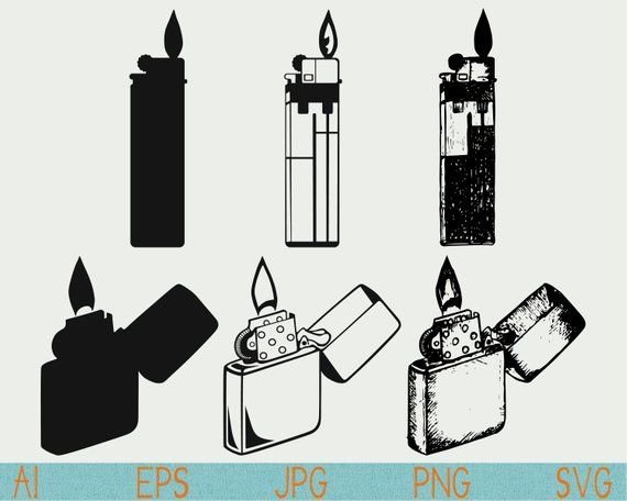 Тату зажигалка