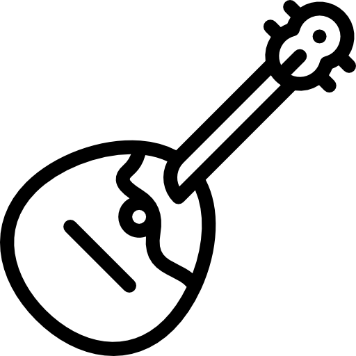 Домра силуэт