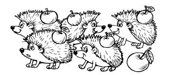 Ёжик раскраска для детей