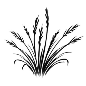 Травинки контур