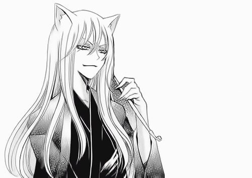 Очень приятно Бог Томоэ черно белый