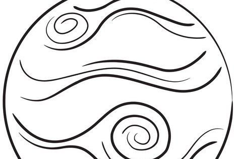 Планета Венера раскраска