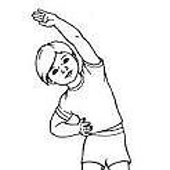 Раскраска зарядка для детей