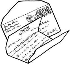 Письмо рисунок