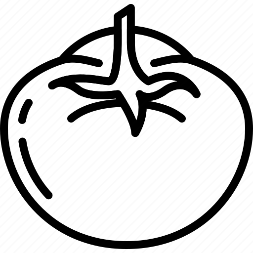 Помидор раскраска для детей 3-4 лет