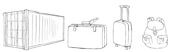 Багаж раскраска для детей