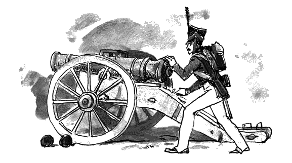 Раскраска война 1812 года Бородино