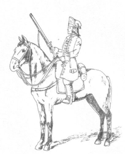 Кавалерист раскраска