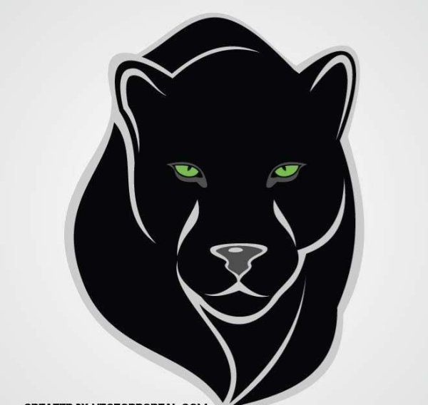 Трафарет пантеры