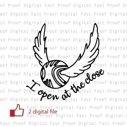 Тату снитч из Гарри Поттера эскиз