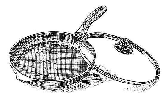 Сковородка раскраска