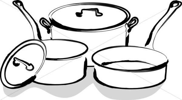 Кастрюля раскраска