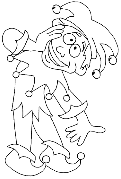 Петрушка раскраска для детей