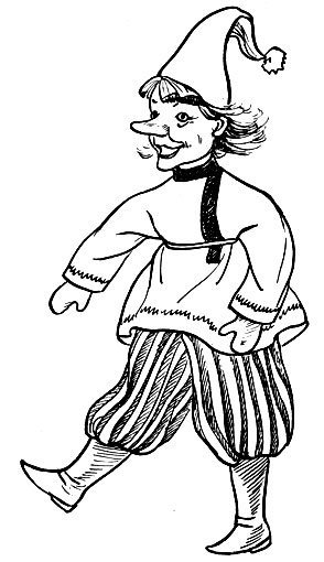 Веселый клоун раскраска