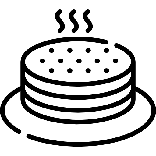 Значок блинчик