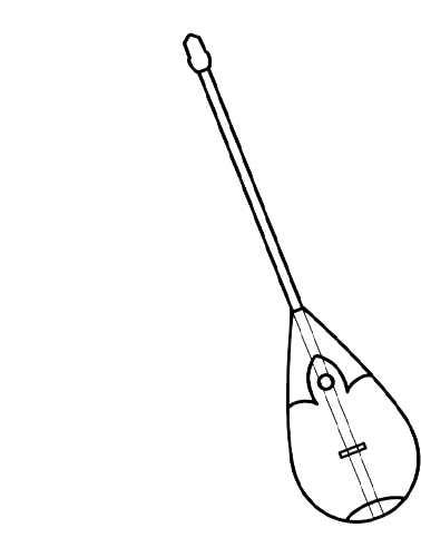 Мандолина музыкальный инструмент рисунок