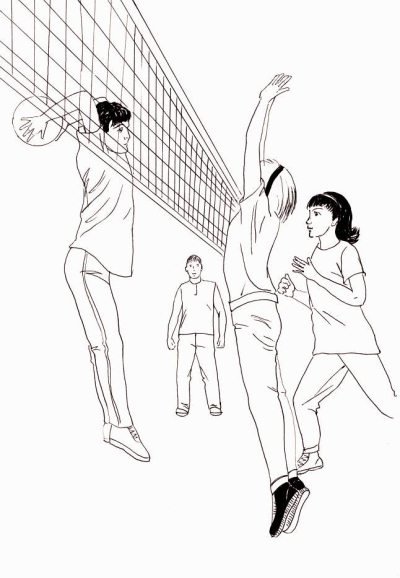 Пионербол рисунок