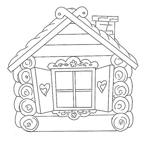 Рисование сказочный Терем Теремок средняя группа