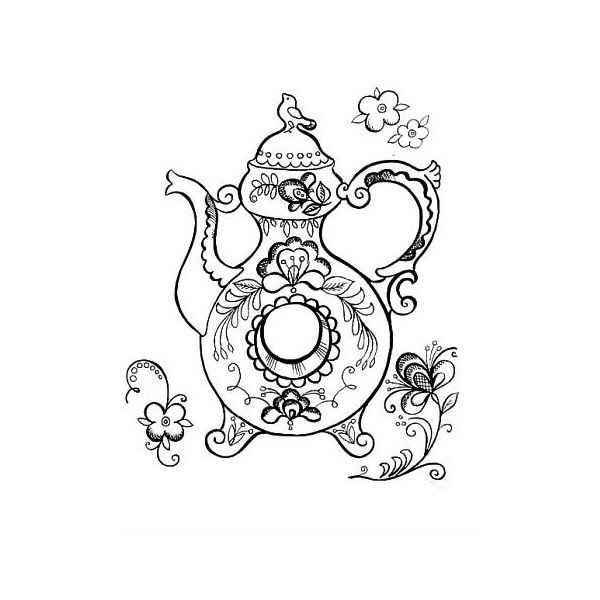 Сахарница раскраска для детей