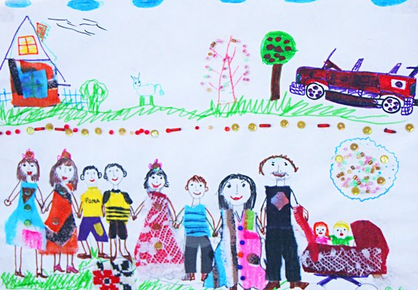 Конкурс рисунков в семье Единой