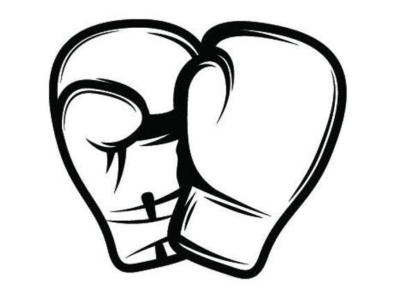 Боксерская перчатка вектор