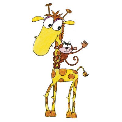 Веселый Жираф в полный рост