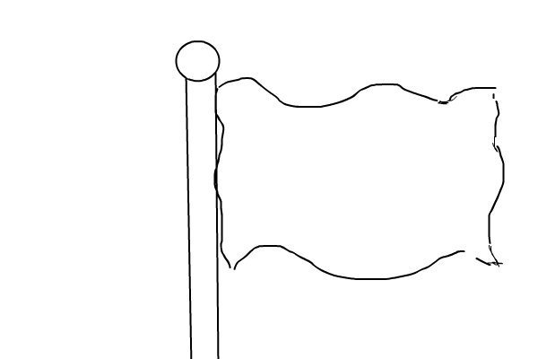 Флаг раскраска для детей