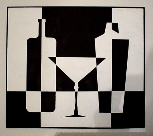 Контраст черного и белого в живописи