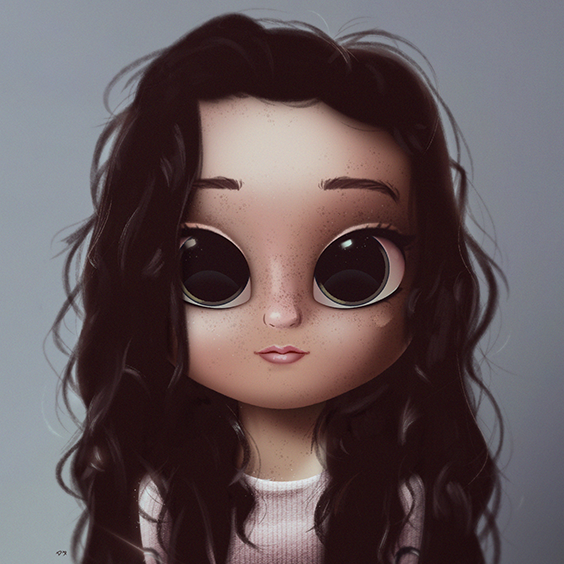 Девочка с большими глазами