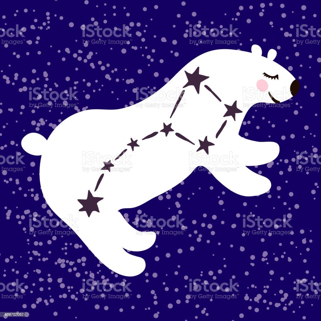 Созвездие большой медведицы для детей