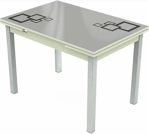 Стол обеденный Шанхай Аврора белый
