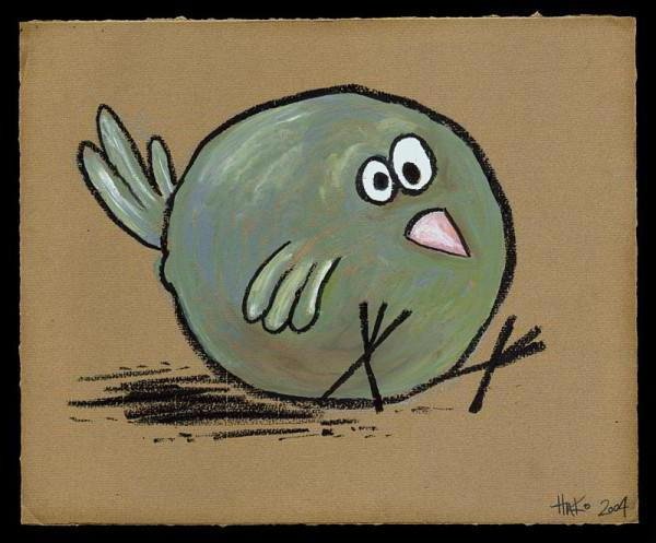 Воробей карикатура