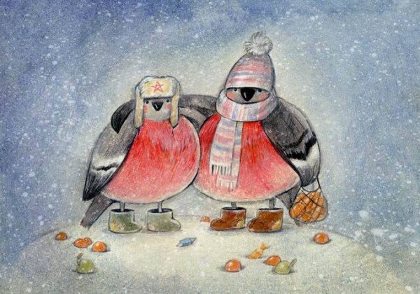 Смешной Снегирь