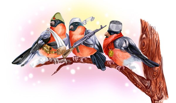 Смешной Снегирь