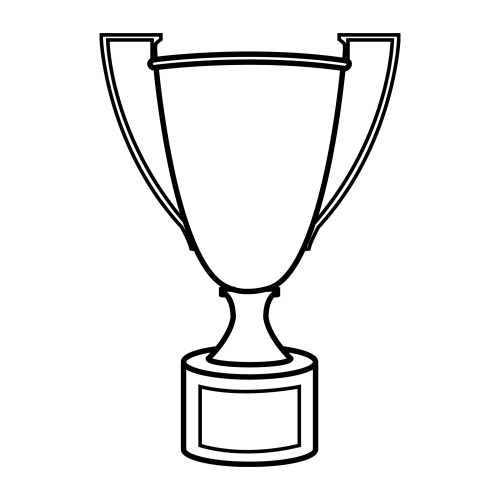 Кубок черно белый