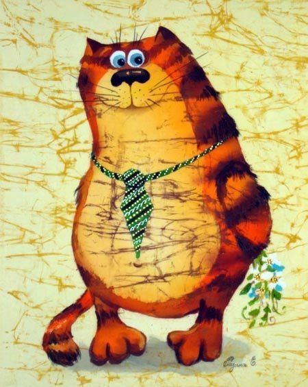 Коты художницы Елена Разина