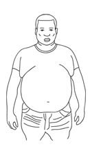 Мальчик с большим животом