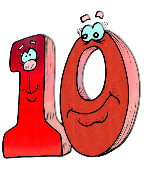 Забавные цифры для детей