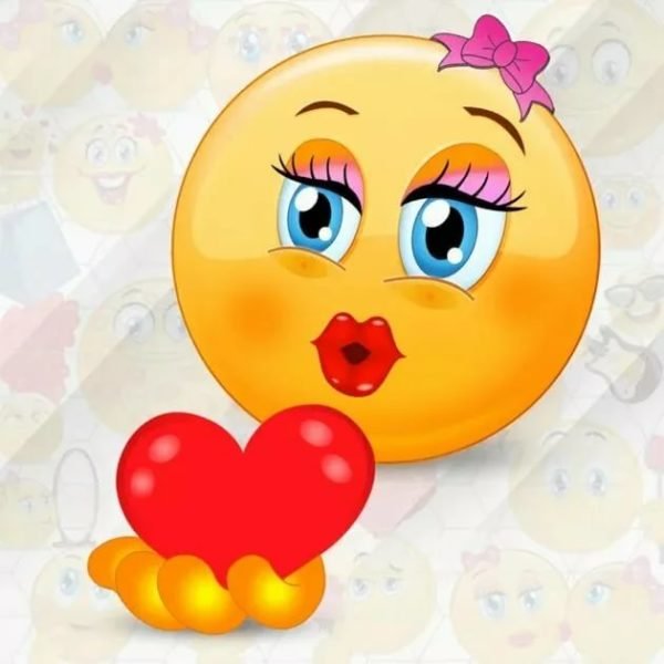 Смайлик поцелуй